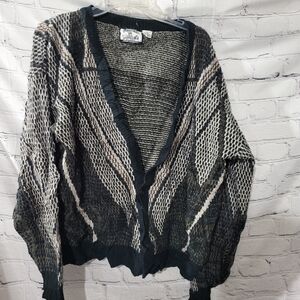Sostanza Fashion Police Vintage Cardigan Sweater